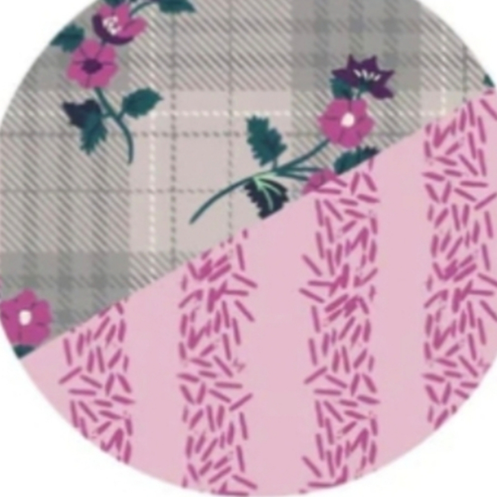 Lug - Splits Wallet - Plaid Floral Gray - Picture 6 of 6
